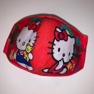 GIRLS HELLO KITTY FASHION FACE MASK - WASHABLE